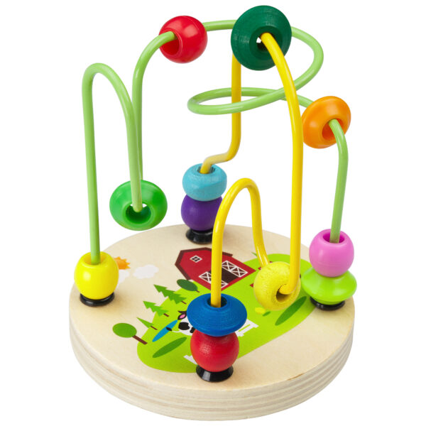 laberinto de cuentas deslizantes para niños pequeños juguetes montesorri joogos